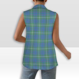 ScotsTee Shop Scottish MacIntyre Hunting Ancient Women's Tartan Sleeveless Blazer Suit Vest
