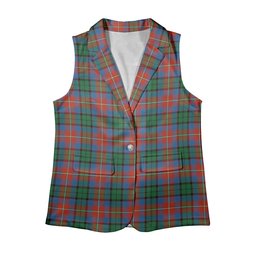 ScotsTee Shop Scottish Rattray of Lude Ancient Women's Tartan Sleeveless Blazer Suit Vest