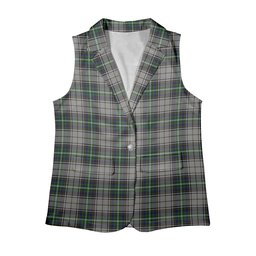 ScotsTee Shop Scottish MacSheehy Women's Tartan Sleeveless Blazer Suit Vest