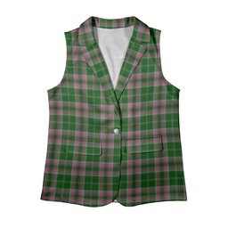 ScotsTee Shop Scottish Gray Hunting SC Women's Tartan Sleeveless Blazer Suit Vest