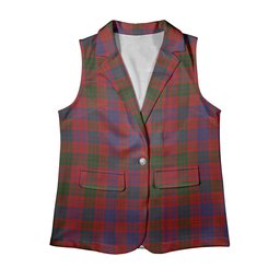 ScotsTee Shop Scottish Ross 8 Women's Tartan Sleeveless Blazer Suit Vest