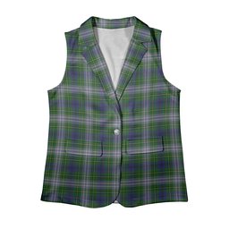 ScotsTee Shop Scottish Johnston Dress Dalgleish Women's Tartan Sleeveless Blazer Suit Vest