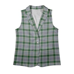 ScotsTee Shop Scottish Milne dress green Women's Tartan Sleeveless Blazer Suit Vest