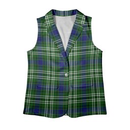 ScotsTee Shop Scottish Mow Women's Tartan Sleeveless Blazer Suit Vest