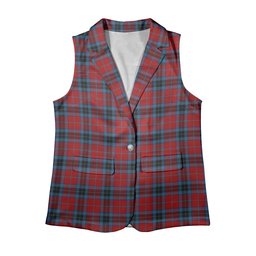 ScotsTee Shop Scottish MacTavish Women's Tartan Sleeveless Blazer Suit Vest