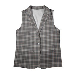 ScotsTee Shop Scottish Harris Mist Women's Tartan Sleeveless Blazer Suit Vest