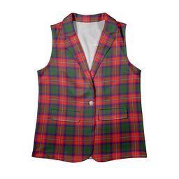 ScotsTee Shop Scottish Riddell Women's Tartan Sleeveless Blazer Suit Vest