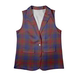 ScotsTee Shop Scottish Leslie J Cant Women's Tartan Sleeveless Blazer Suit Vest