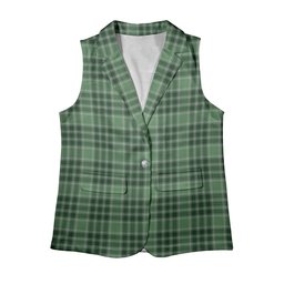 ScotsTee Shop Scottish MacDonald Lord of the Isles Hunting SC Women's Tartan Sleeveless Blazer Suit Vest