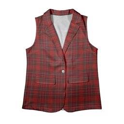 ScotsTee Shop Scottish MacCoul Women's Tartan Sleeveless Blazer Suit Vest