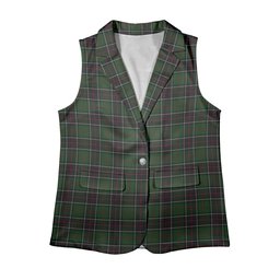 ScotsTee Shop Scottish Sinclair Hunting Women's Tartan Sleeveless Blazer Suit Vest