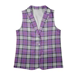 ScotsTee Shop Scottish Sinclair Dress (Dance) Ancient Clan Women's Tartan Sleeveless Blazer Suit Vest