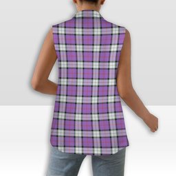 ScotsTee Shop Scottish Sinclair Dress (Dance) Ancient Clan Women's Tartan Sleeveless Blazer Suit Vest