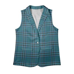ScotsTee Shop Scottish Kelly Dress Modern Women's Tartan Sleeveless Blazer Suit Vest