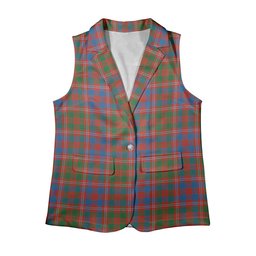 ScotsTee Shop Scottish MacColl Hunting Ancient Women's Tartan Sleeveless Blazer Suit Vest