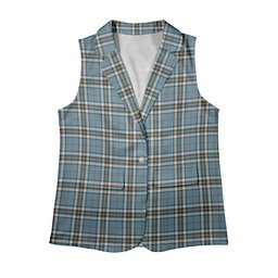 ScotsTee Shop Scottish Thomson Dress TS1383 Women's Tartan Sleeveless Blazer Suit Vest