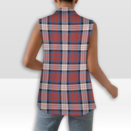 ScotsTee Shop Scottish MacDonald Dress Irish Ancient Women's Tartan Sleeveless Blazer Suit Vest