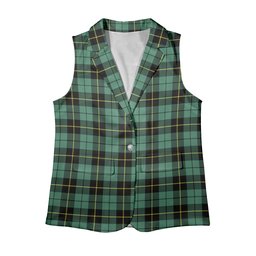 ScotsTee Shop Scottish Wallace Hunting Ancient Women's Tartan Sleeveless Blazer Suit Vest
