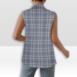 ScotsTee Shop Scottish Tweedie Women's Tartan Sleeveless Blazer Suit Vest