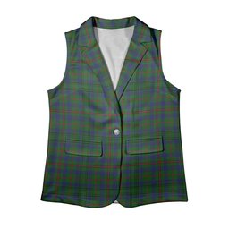 ScotsTee Shop Scottish Moncreiffe of Atholl Women's Tartan Sleeveless Blazer Suit Vest
