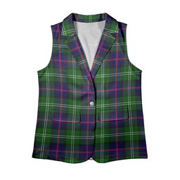 ScotsTee Shop Scottish Swinton SC Women's Tartan Sleeveless Blazer Suit Vest