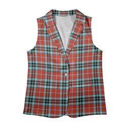 ScotsTee Shop Scottish McTavish Ancient Women's Tartan Sleeveless Blazer Suit Vest