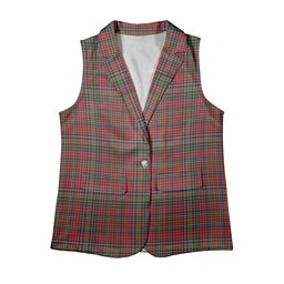 ScotsTee Shop Scottish Waggrall Women's Tartan Sleeveless Blazer Suit Vest