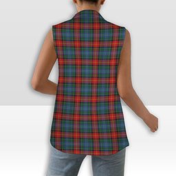 ScotsTee Shop Scottish Teall of Teallach Women's Tartan Sleeveless Blazer Suit Vest