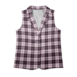 ScotsTee Shop Scottish McPherson Hunting Modern Women's Tartan Sleeveless Blazer Suit Vest