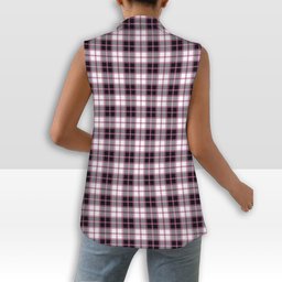 ScotsTee Shop Scottish McPherson Hunting Modern Women's Tartan Sleeveless Blazer Suit Vest