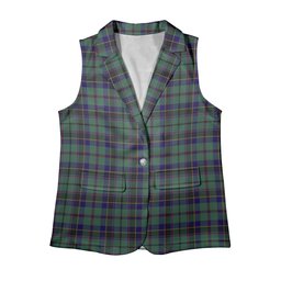 ScotsTee Shop Scottish Stephenson Women's Tartan Sleeveless Blazer Suit Vest