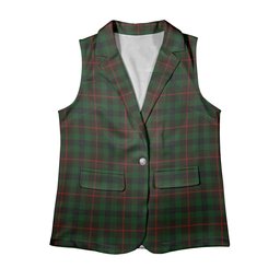 ScotsTee Shop Scottish Tennant Women's Tartan Sleeveless Blazer Suit Vest
