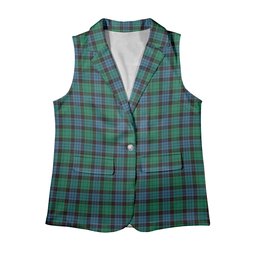 ScotsTee Shop Scottish Stewart Old Ancient Women's Tartan Sleeveless Blazer Suit Vest