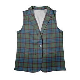 ScotsTee Shop Scottish McNicol Hunting Women's Tartan Sleeveless Blazer Suit Vest