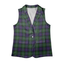 ScotsTee Shop Scottish Rose Hunting Women's Tartan Sleeveless Blazer Suit Vest