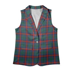 ScotsTee Shop Scottish Jardine Dress Modern Women's Tartan Sleeveless Blazer Suit Vest