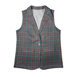 ScotsTee Shop Scottish Russell Old Modern Women's Tartan Sleeveless Blazer Suit Vest