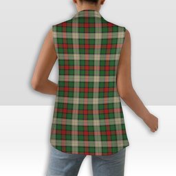 ScotsTee Shop Scottish Hohenzollern Staff Women's Tartan Sleeveless Blazer Suit Vest