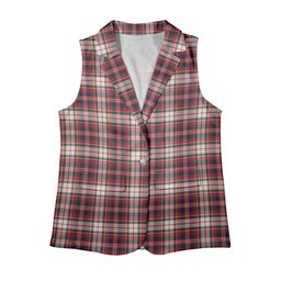 ScotsTee Shop Scottish MacFarlane Dress Modern Women's Tartan Sleeveless Blazer Suit Vest