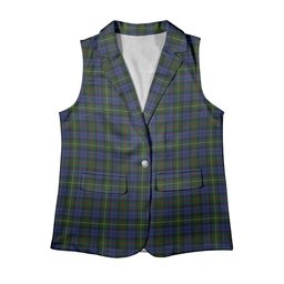 ScotsTee Shop Scottish Gow Hunting Women's Tartan Sleeveless Blazer Suit Vest
