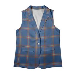 ScotsTee Shop Scottish MacLaine of Loch Buie Hunting Ancient Women's Tartan Sleeveless Blazer Suit Vest