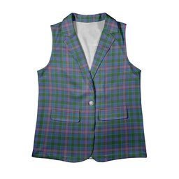 ScotsTee Shop Scottish Pitcairn Heritage Hunting Women's Tartan Sleeveless Blazer Suit Vest