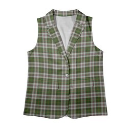 ScotsTee Shop Scottish Hay White Dress Women's Tartan Sleeveless Blazer Suit Vest