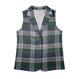 ScotsTee Shop Scottish Graham Dress Women's Tartan Sleeveless Blazer Suit Vest