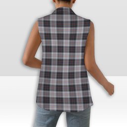 ScotsTee Shop Scottish MacRae, Dress Women's Tartan Sleeveless Blazer Suit Vest