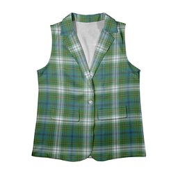 ScotsTee Shop Scottish Johnston Dress Ancient Women's Tartan Sleeveless Blazer Suit Vest