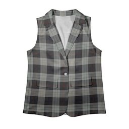 ScotsTee Shop Scottish Kinnieson Women's Tartan Sleeveless Blazer Suit Vest