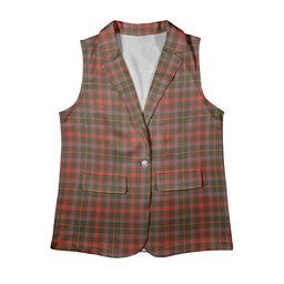 ScotsTee Shop Scottish MacKintosh Hunting Weathered Women's Tartan Sleeveless Blazer Suit Vest