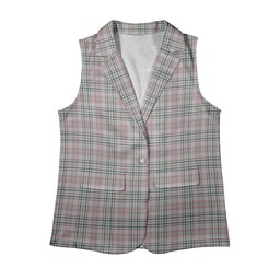 ScotsTee Shop Scottish Shaw Dress Women's Tartan Sleeveless Blazer Suit Vest