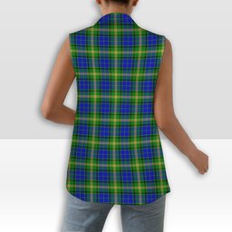 ScotsTee Shop Scottish Maitland SC Women's Tartan Sleeveless Blazer Suit Vest